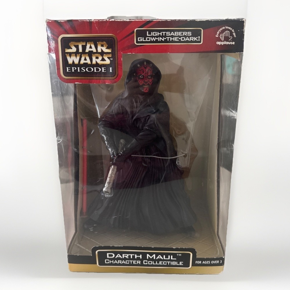 Star Wars Episode 1 Darth Maul Character Collectible By Applause Vintage (New)